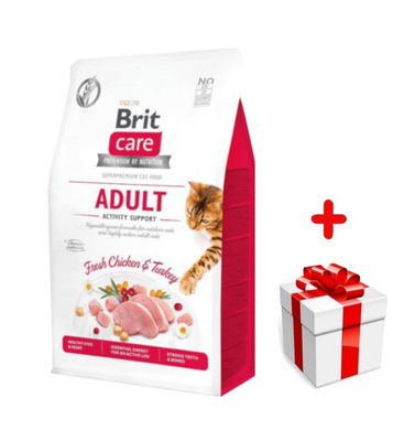 BRIT Care Cat Getreidefrei Activity Support 7kg + Überraschung für die Katze
