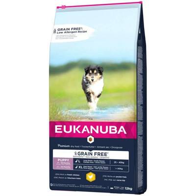EUKANUBA Puppy Chicken L/XL Grain Free 2x12kg 