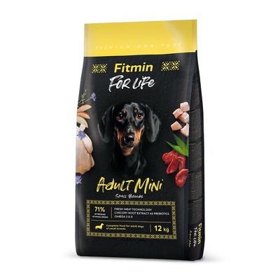 FITMIN For Life Mini Adult 12kg + Überraschung für den Hund
