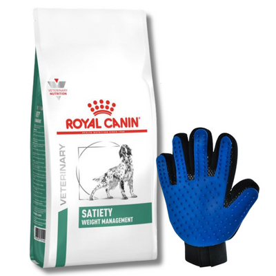 ROYAL CANIN Satiety Support Weight Management Sat 30 12kg + Kämm Handschuh GRATIS!