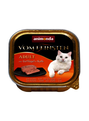 Animonda Cat Vom Feinsten Adult Geflügel und Kalb 12x100g