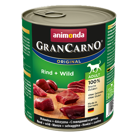 Animonda Dog GranCarno Adult Rind und Wild 12x800g