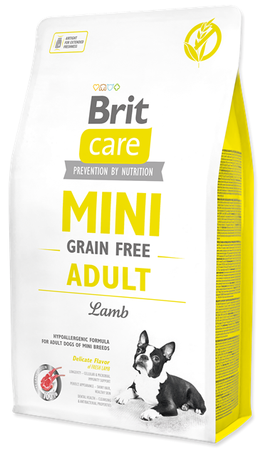 BRIT CARE Mini Grain-Free Adult Lamb 7kg