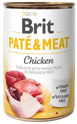 BRIT PATE & MEAT CHICKEN  6 x 400g