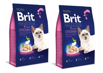 BRIT Premium By Nature Adult Cat Chicken 2x8kg