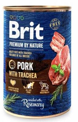 Brit Premium by Nature Pork mit Luftröhre 6x400g