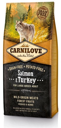 CARNILOVE ADULT LARGE BREED LACHS & TRUTHAHN 12kg
