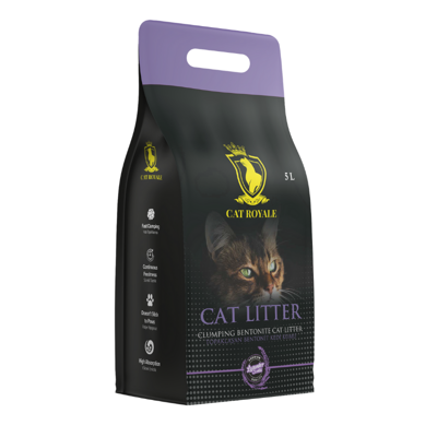 Cat Royale Lavendel Bentonitstreu 5l