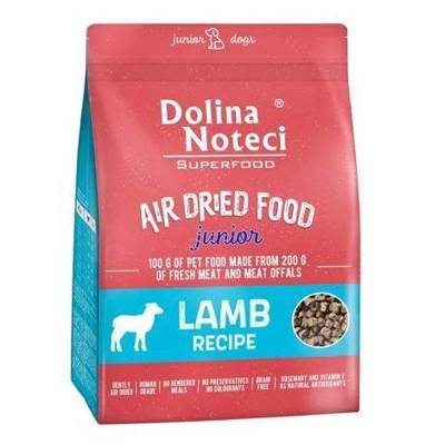 DOLINA NOTECI Superfood Junior Gericht mit Lamm - Trockenfutter für Hunde 1kg