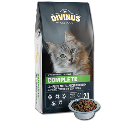 Divinus Cat Complete für ausgewachsene Katzen 2kg + Überraschung für die Katze