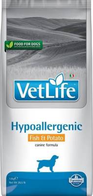 FARMINA Vet Life Dog Hypoallergenic Fish & Potato 12kg