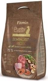 FITMIN Purity Semimoist Rabbit, Lamb & Rice 4kg + Überraschung für den Hund