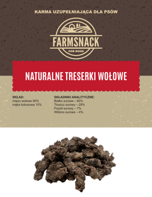 FarmSnack Natural Beef Trainer 100g