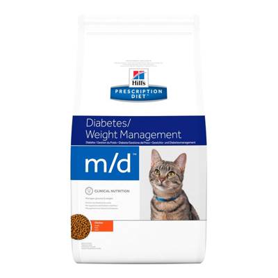 HILL'S PD Prescription Diet Feline m/d 1,5kg + Überraschung für die Katze