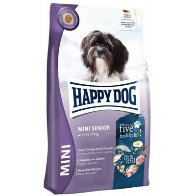 Happy Dog Mini Senior 4kg  + Überraschung für den Hund