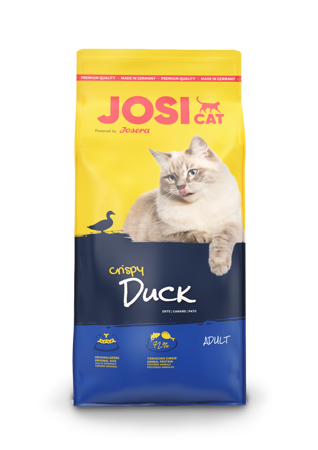 JOSERA JosiCat Crispy Duck 18kg + Josera Filet Huhn mit Kalbfleisch 70g