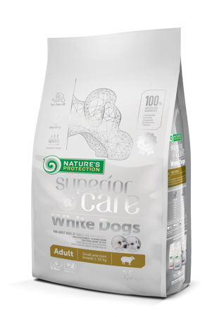 NATURES PROTECTION Superior Care White Dogs Adult 1,5kg