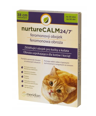 NurtureCalm 24/7 Feline Pheromone Collar - beruhigendes Halsband für Katzen
