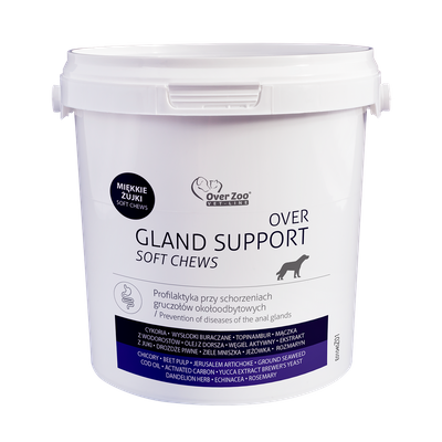 OVER Gland Support soft chew - für Perianaldrüsen - 90 Kautabletten 