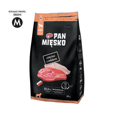 PAN MIĘSKO Kalbfleisch mit Pute M 20 kg