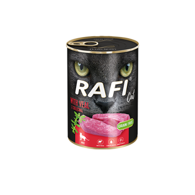 RAFI Cat Adult mit Kalbfleisch 400g