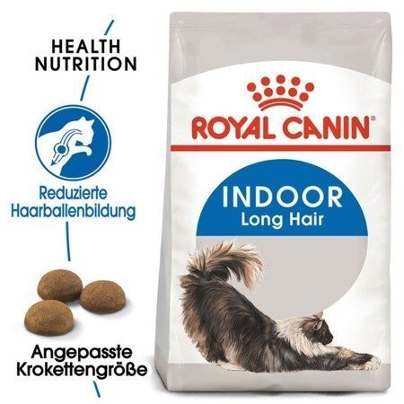 ROYAL CANIN  Indoor Long Hair 2kg  + Überraschung für die Katze