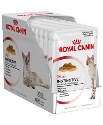 ROYAL CANIN  Instinctive 12x85g  in Gelee, Nassfutter in Gelee für erwachsene Katzen, wählerische