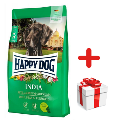 Supreme India, 10 kg, vegetarisches Essen + Überraschung für den Hund