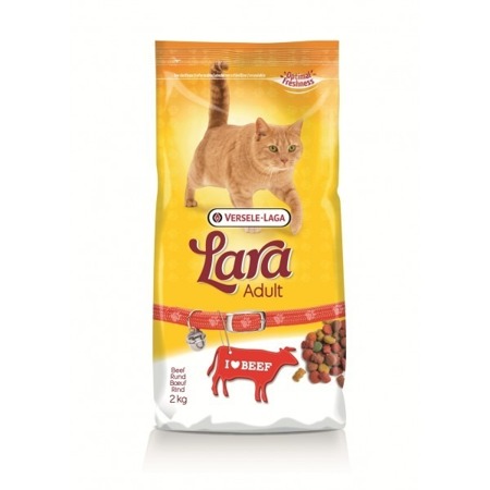 VERSELE-LAGA Lara Adult Beef 10kg + Überraschung für die Katze