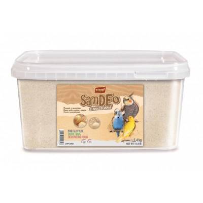 VITAPOL Sand für Vögel mit Muscheln 5,4 kg (3l) Eimer