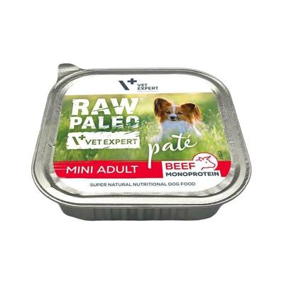 Vetexpert RAW PALEO PATE MINI adult beef 150g - Rindfleischschale