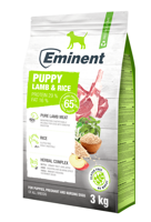 Eminent Puppy Lamb&Rice 29/16 3kg Trockenfutter für Welpen sowie trächtige und säugende Hündinnen aller Rassen